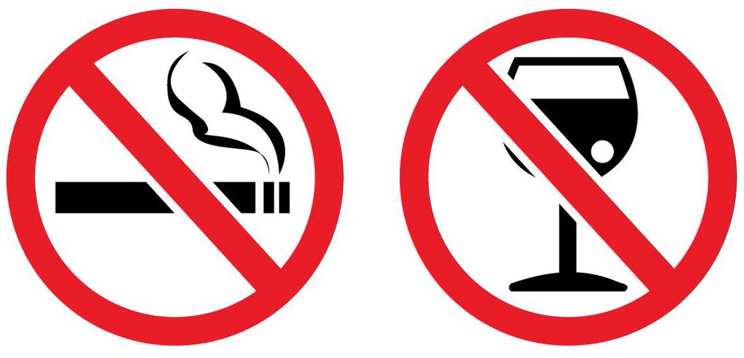 Für eine Nasenkorrektur müssen Sie mit dem Rauchen und Alkohol aufhören